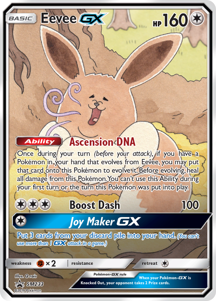 Eevee-GX – SM Black Star Promos SM233 Pokémon card