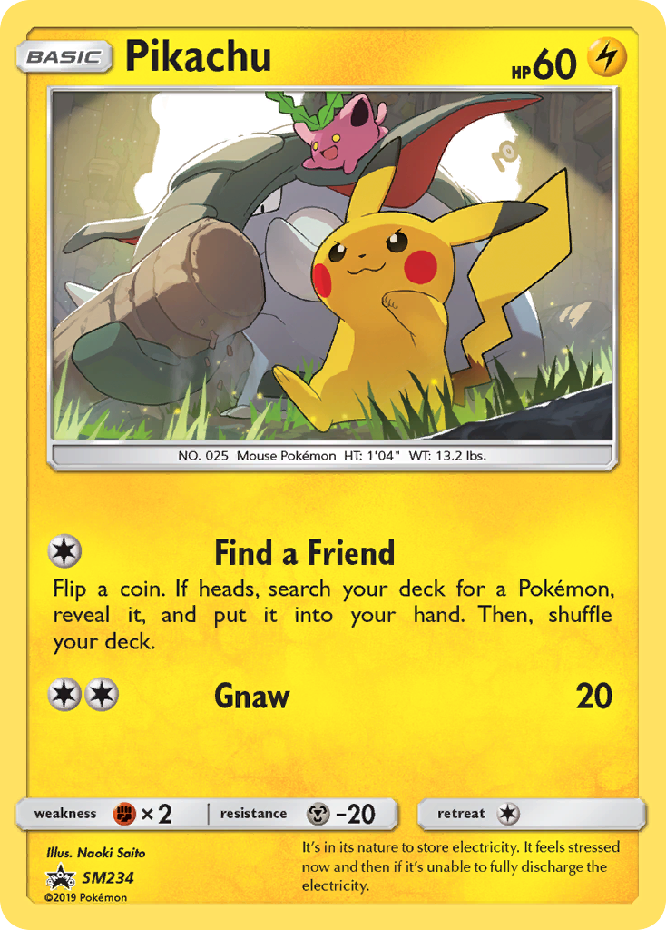 Pikachu – SM Black Star Promos SM234 Pokémon card