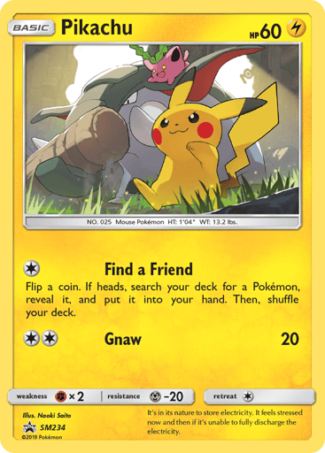 Pikachu - SM Black Star Promos SM234