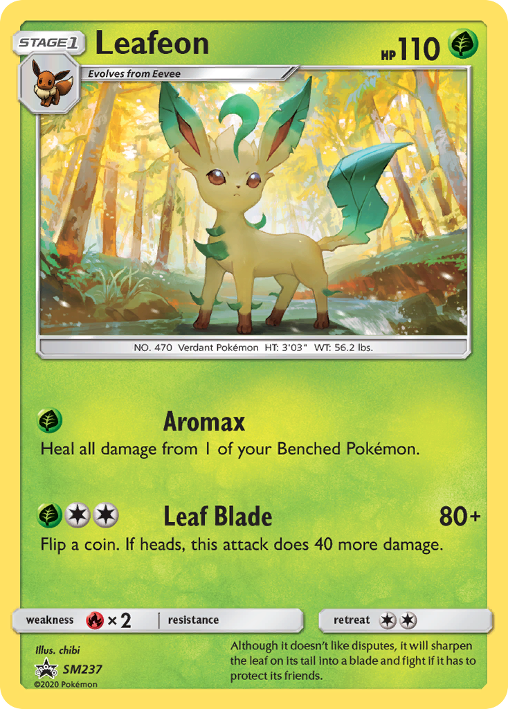 Leafeon – SM Black Star Promos SM237 Pokémon card