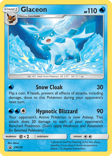 Glaceon - SM Black Star Promos SM238