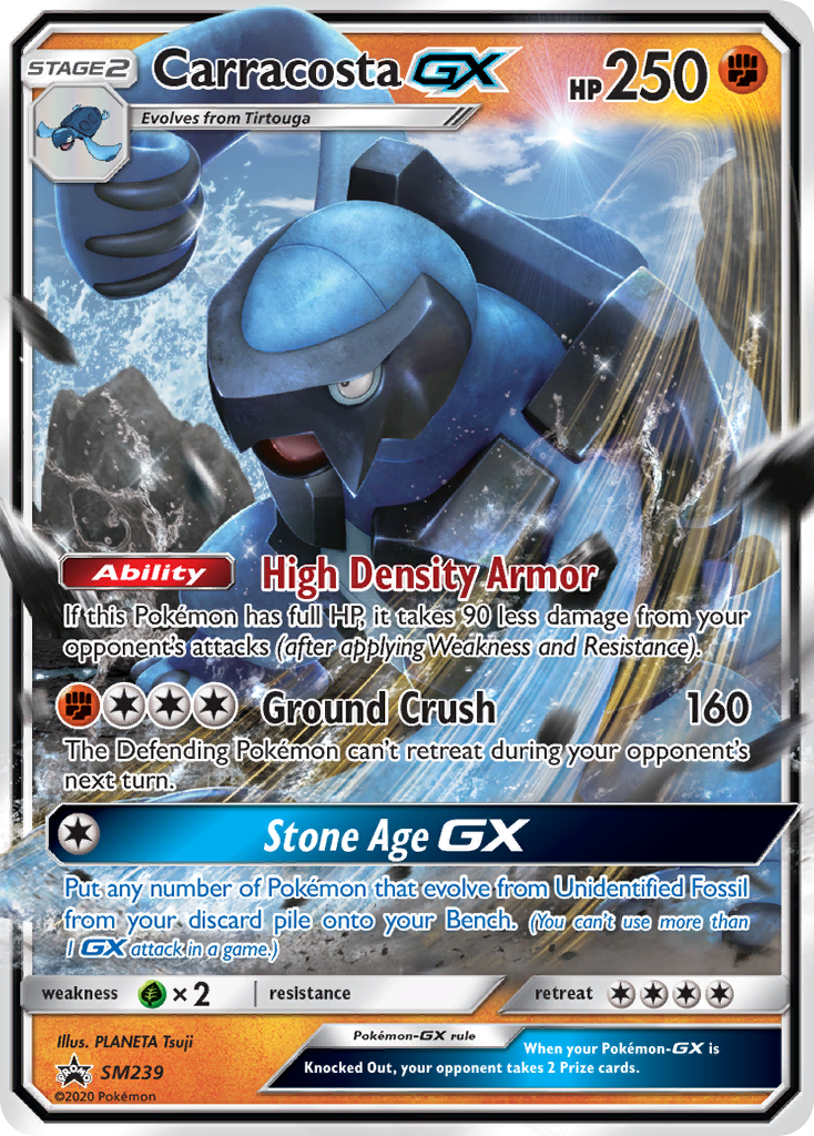 Carracosta-GX – SM Black Star Promos SM239 Pokémon card