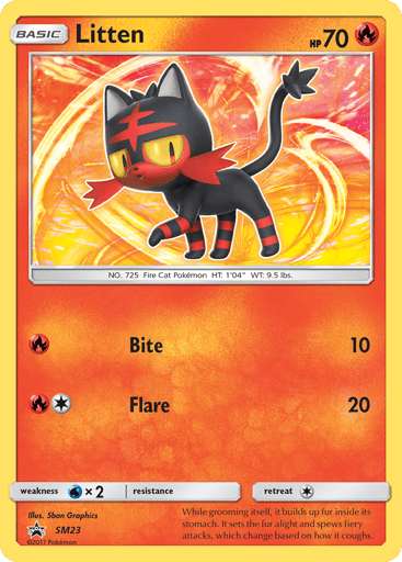 Litten - SM Black Star Promos SM23