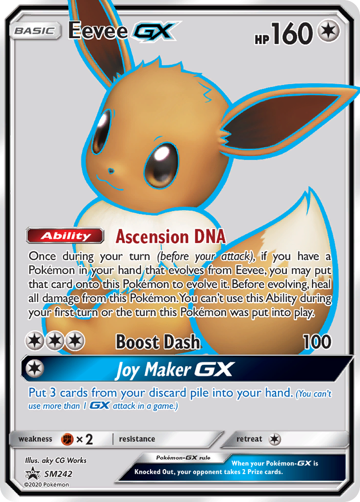 Eevee-GX – SM Black Star Promos SM242 Pokémon card