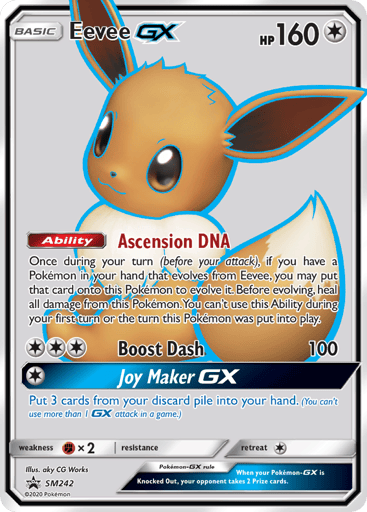 Eevee-GX - SM Black Star Promos SM242