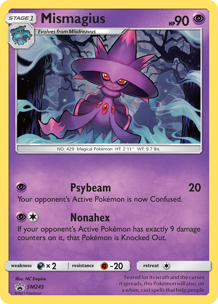 Mismagius – SM Black Star Promos SM245 Pokémon card