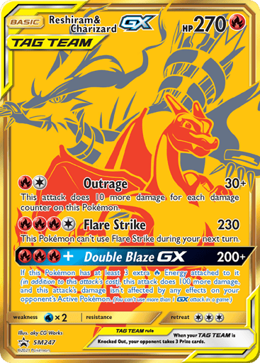 Reshiram & Charizard-GX - SM Black Star Promos SM247