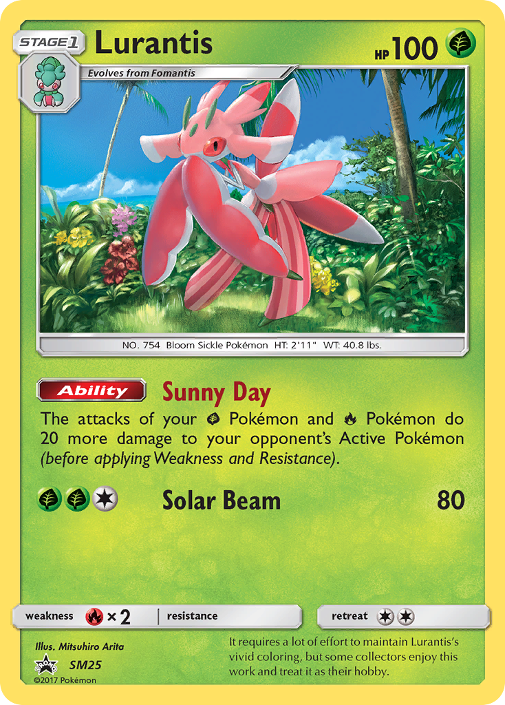 Lurantis – SM Black Star Promos SM25 Pokémon card