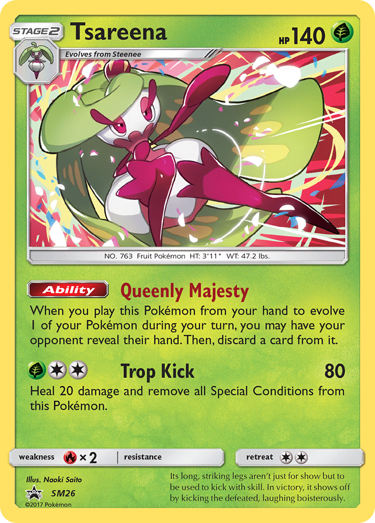 Tsareena – SM Black Star Promos SM26 Pokémon card
