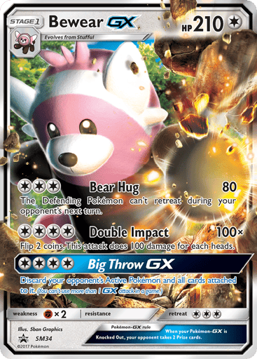 Bewear-GX - SM Black Star Promos SM34