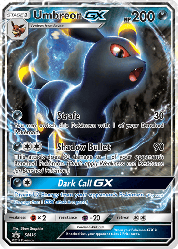 Umbreon-GX - SM Black Star Promos SM36