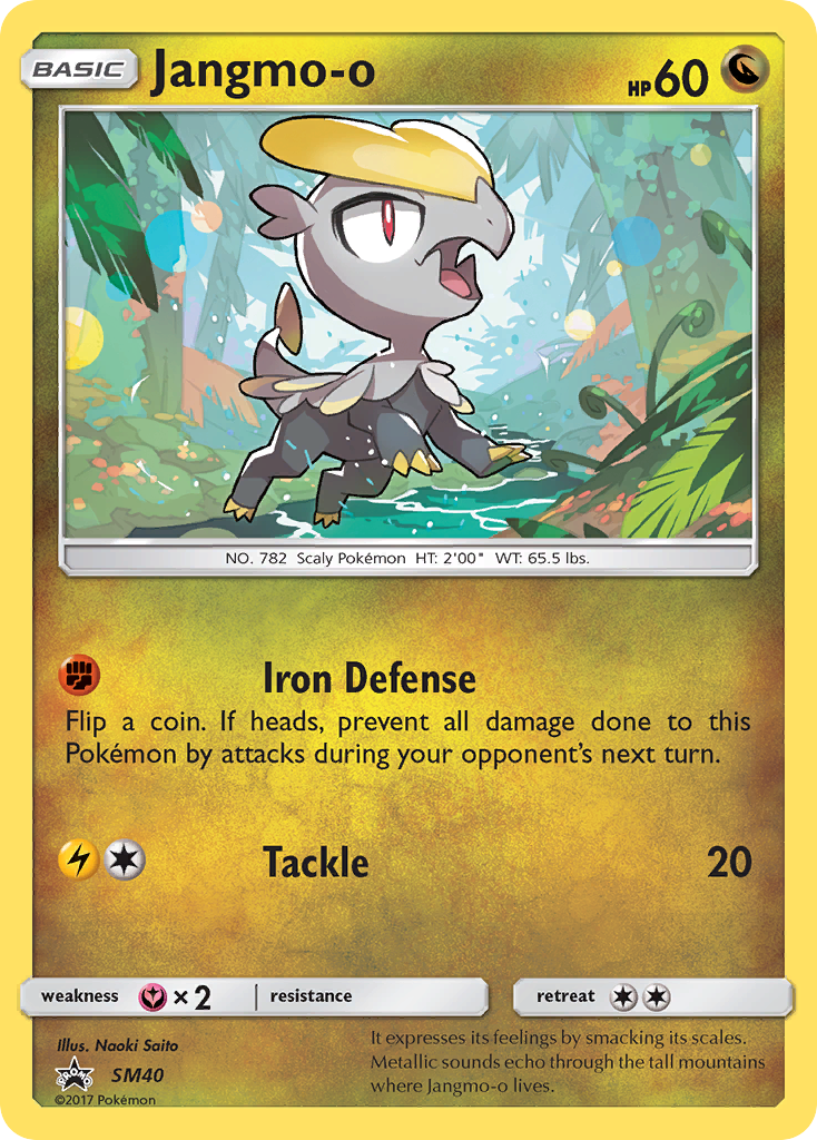 Jangmo-o – SM Black Star Promos SM40 Pokémon card