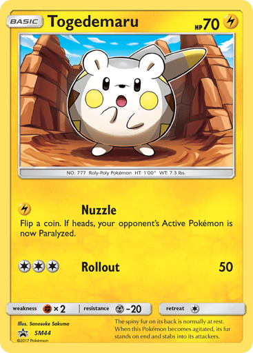 Togedemaru - SM Black Star Promos SM44