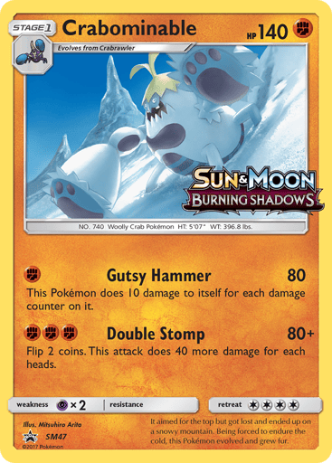 Crabominable - SM Black Star Promos SM47