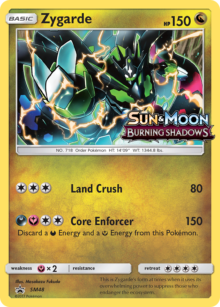 Zygarde – SM Black Star Promos SM48 Pokémon card