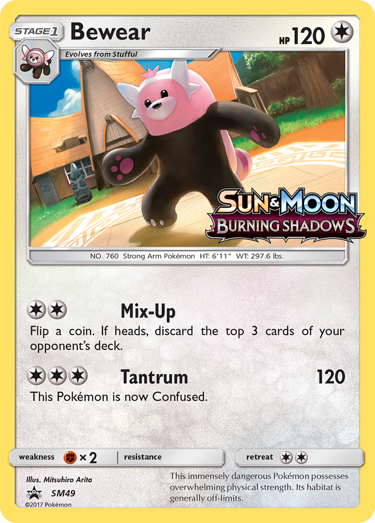 Bewear – SM Black Star Promos SM49 Pokémon card