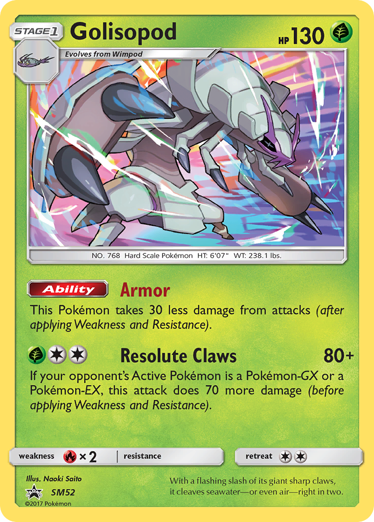 Golisopod – SM Black Star Promos SM52 Pokémon card