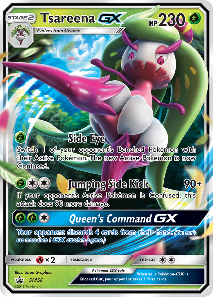Tsareena-GX – SM Black Star Promos SM56 Pokémon card