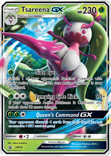 Tsareena-GX - SM Black Star Promos SM56