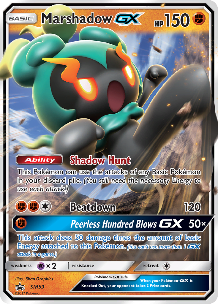 Marshadow-GX – SM Black Star Promos SM59 Pokémon card