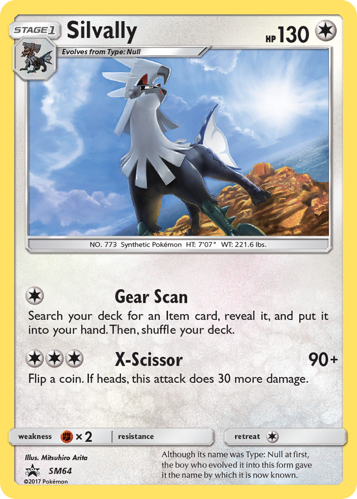 Silvally – SM Black Star Promos SM64 Pokémon card