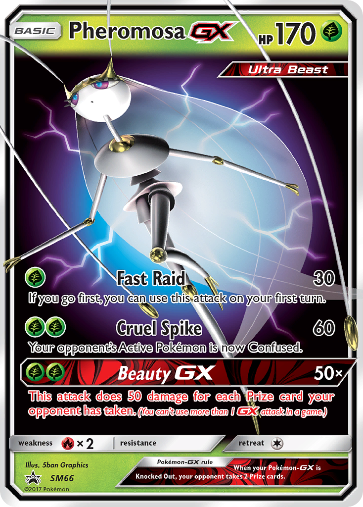Pheromosa-GX – SM Black Star Promos SM66 Pokémon card