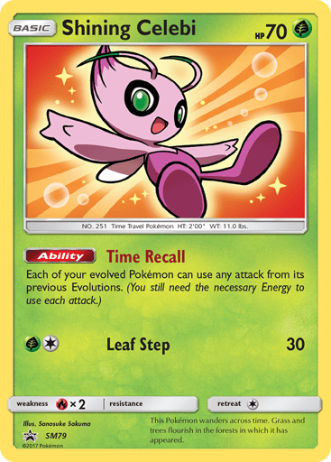 Shining Celebi - SM Black Star Promos SM79
