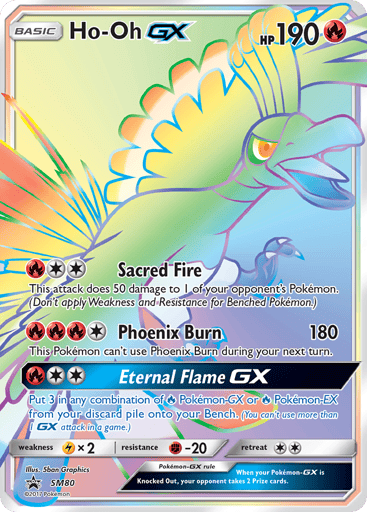 Ho-Oh-GX - SM Black Star Promos SM80