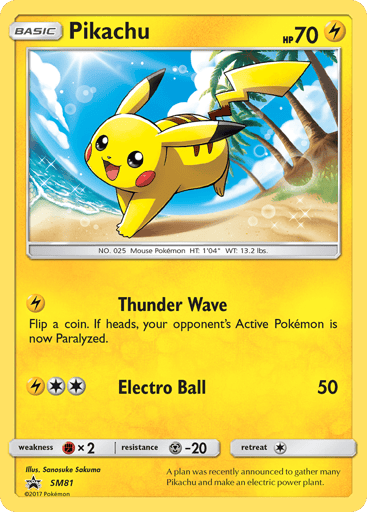Pikachu - SM Black Star Promos SM81