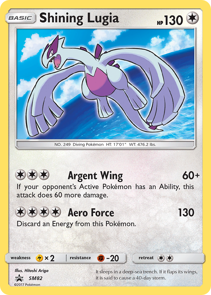 Shining Lugia – SM Black Star Promos SM82 Pokémon card