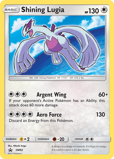 Shining Lugia - SM Black Star Promos SM82