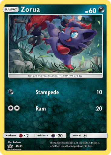 Zorua - SM Black Star Promos SM83