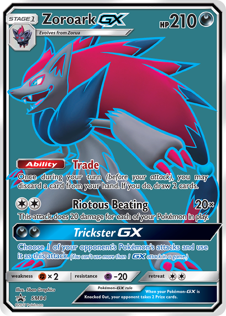 Zoroark-GX – SM Black Star Promos SM84 Pokémon card