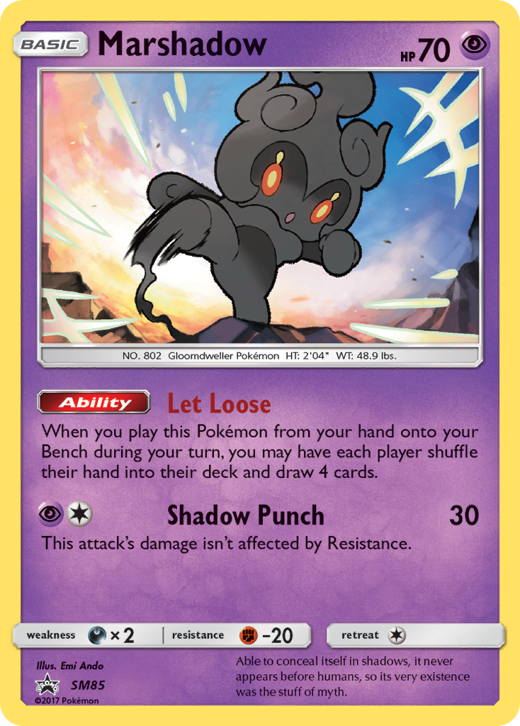 Marshadow – SM Black Star Promos SM85 Pokémon card