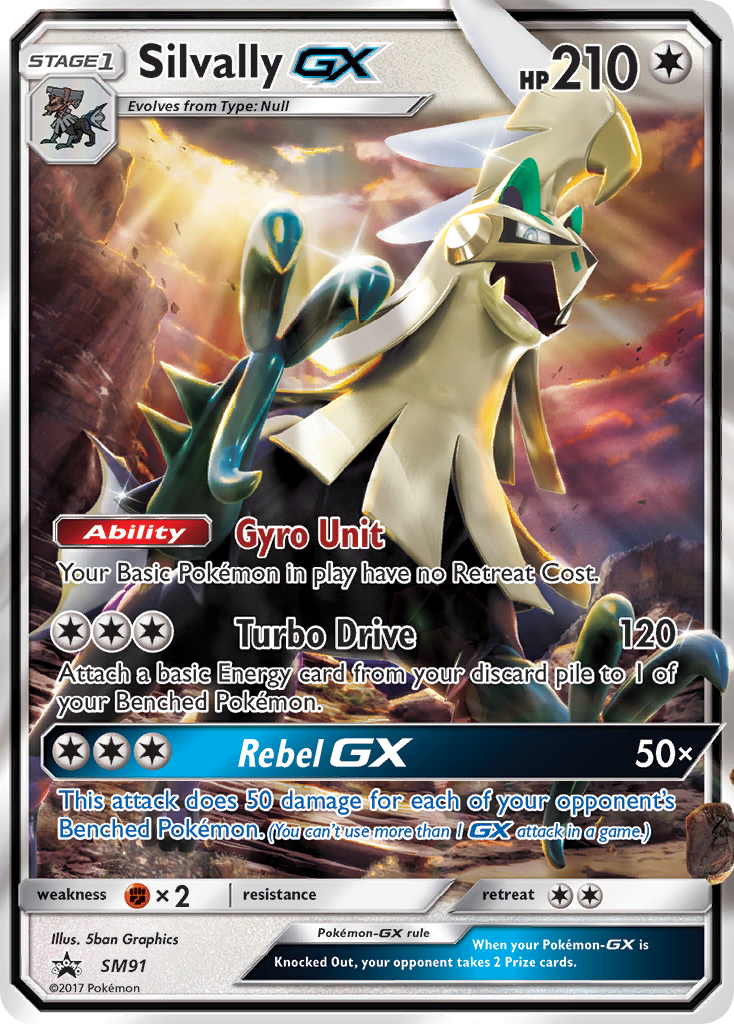 Silvally-GX – SM Black Star Promos SM91 Pokémon card