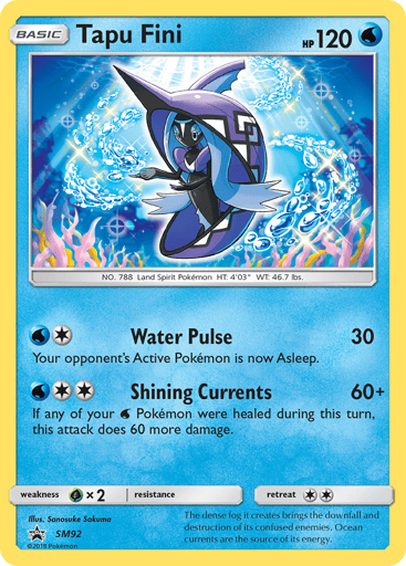Tapu Fini - SM Black Star Promos SM92