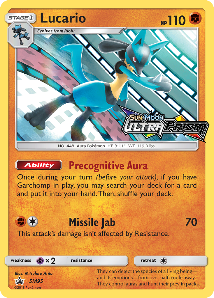 Lucario – SM Black Star Promos SM95 Pokémon card