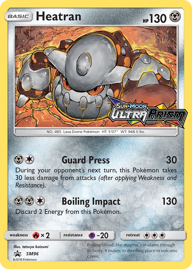 Heatran – SM Black Star Promos SM96 Pokémon card