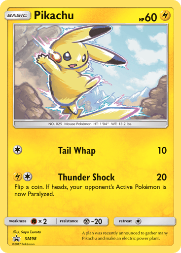 Pikachu - SM Black Star Promos SM98