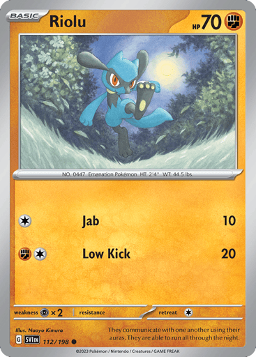 Riolu - Scarlet & Violet 112