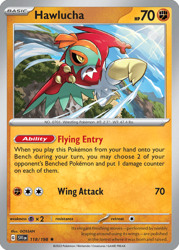 Hawlucha - Scarlet & Violet 118