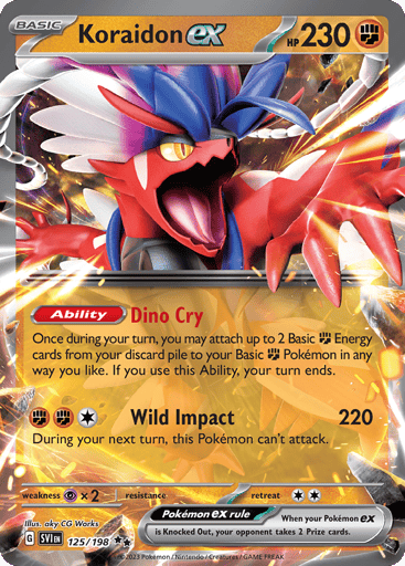 Koraidon ex - Scarlet & Violet 125