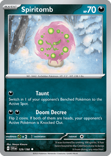 Spiritomb - Scarlet & Violet 129