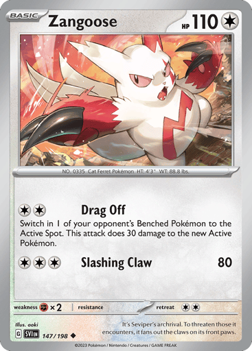 Zangoose - Scarlet & Violet 147
