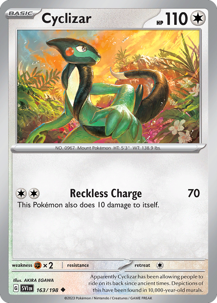 Cyclizar – Scarlet & Violet 163/198 Pokémon card