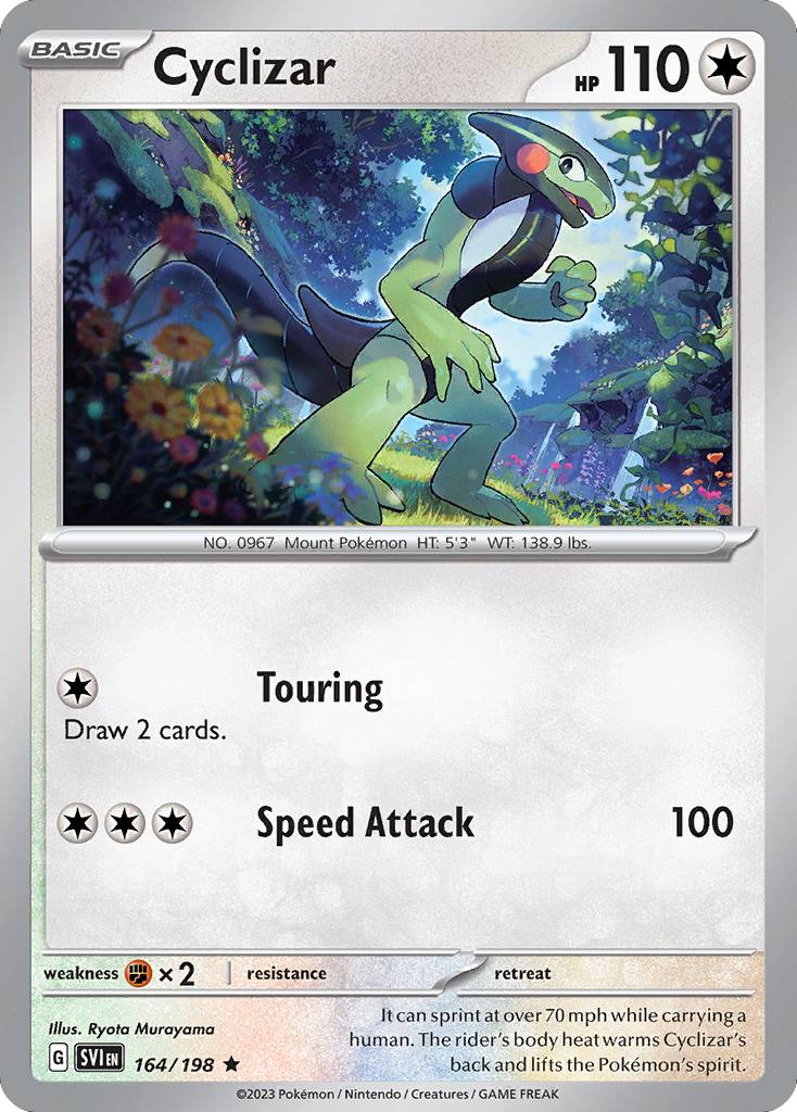Cyclizar – Scarlet & Violet 164/198 Pokémon card