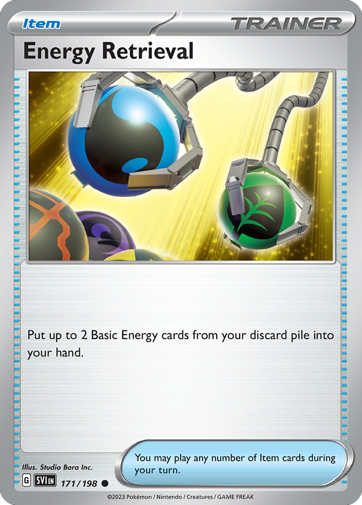Energy Retrieval – Scarlet & Violet 171/198 Pokémon card