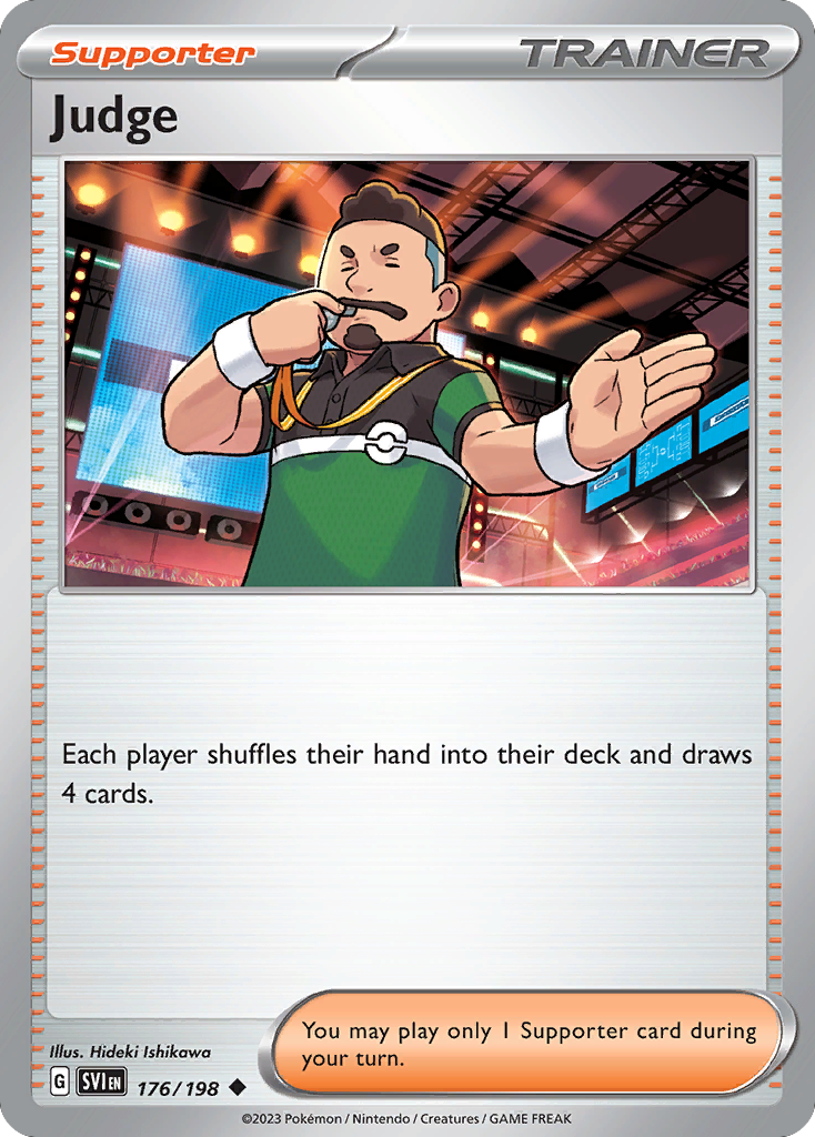 Judge – Scarlet & Violet 176/198 Pokémon card