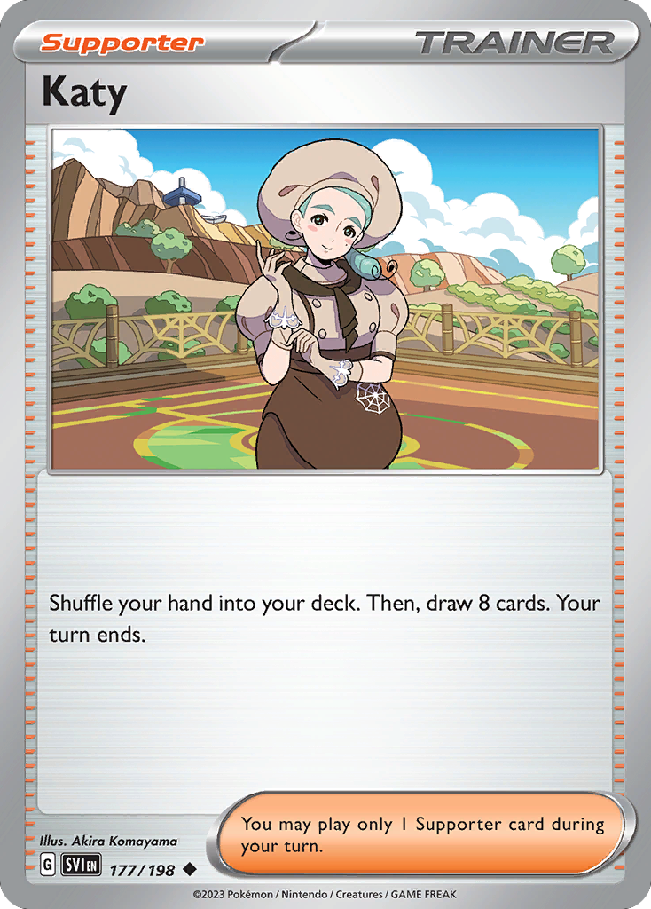 Katy – Scarlet & Violet 177/198 Pokémon card
