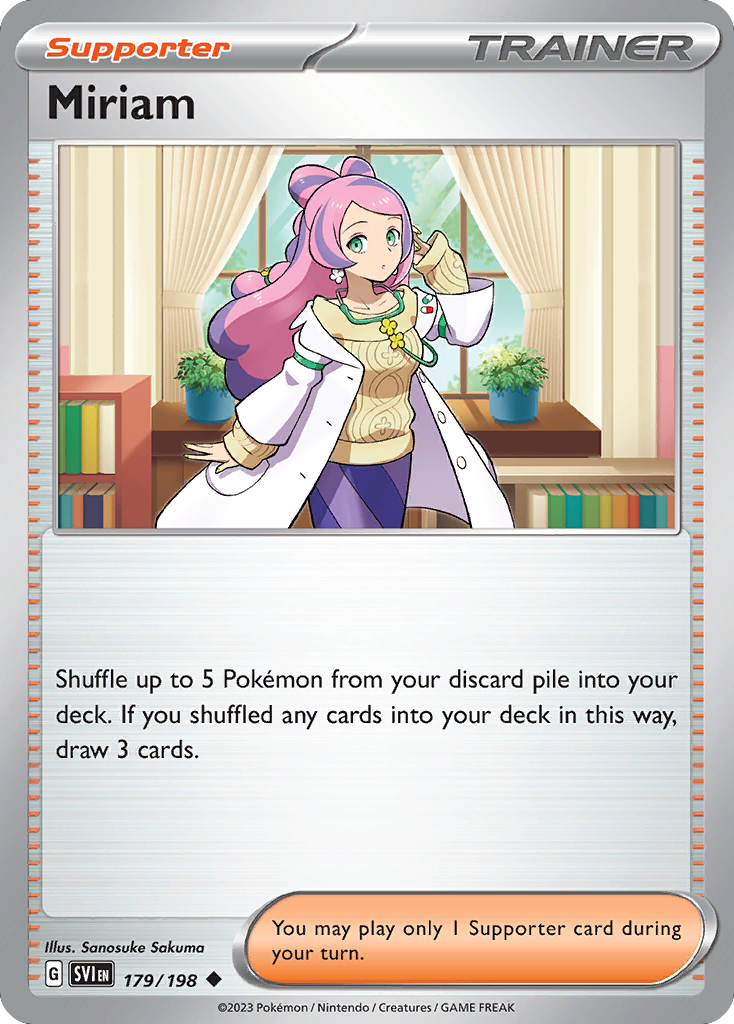 Miriam – Scarlet & Violet 179/198 Pokémon card